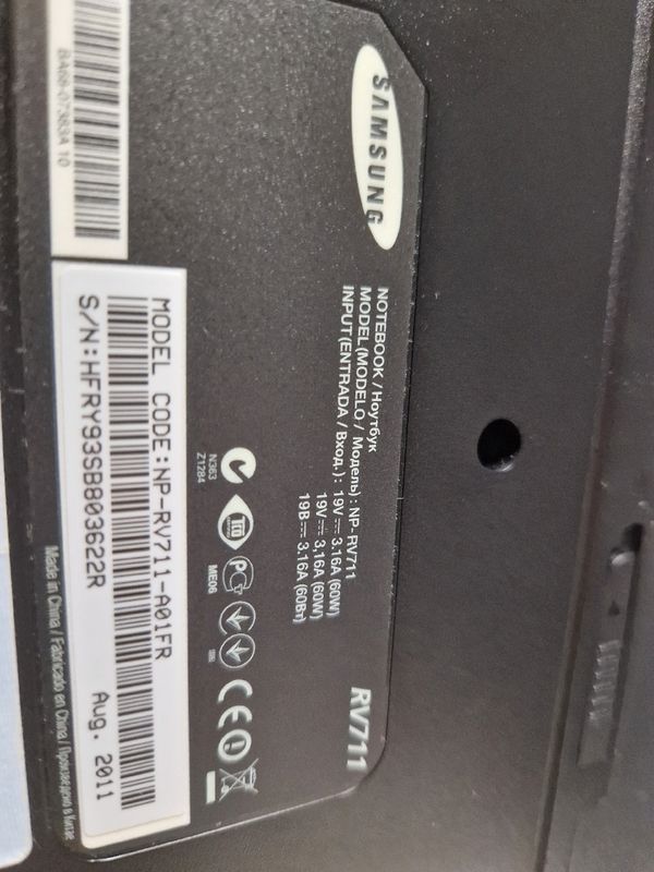 Pc portable Samsung Np-rv711